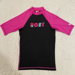 Roxy brand rash guard